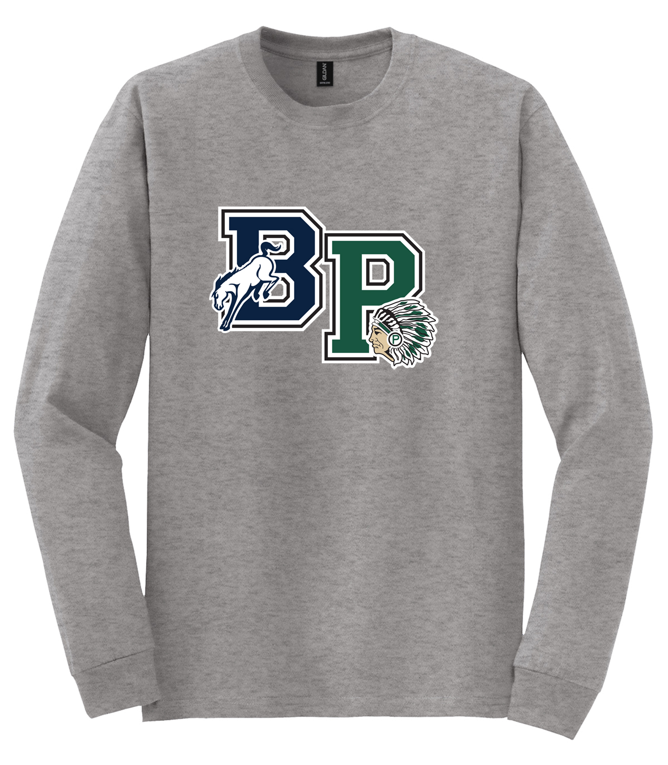 BP Hockey Gildan DryBlend Cotton Poly Long Sleeve Shirt - Image 2