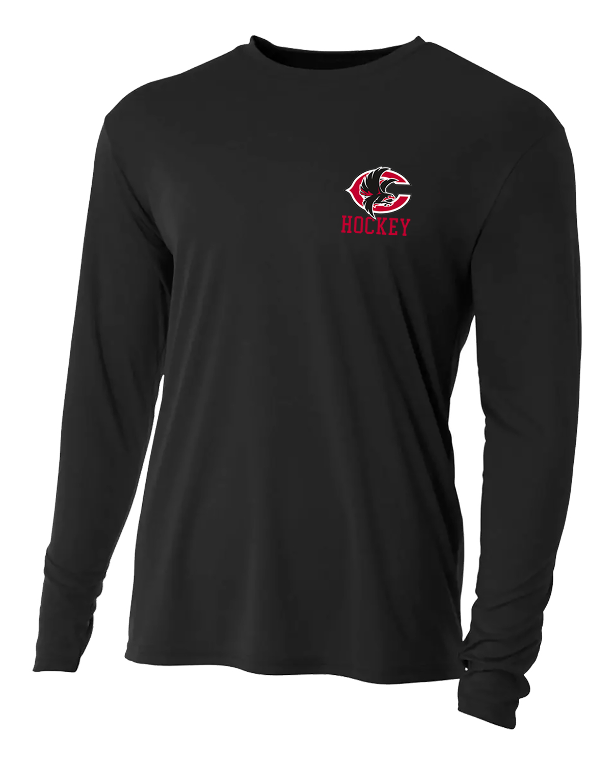 CWC Hockey Logo A4 Cooling Performance Long Sleeve Shirt - Image 2