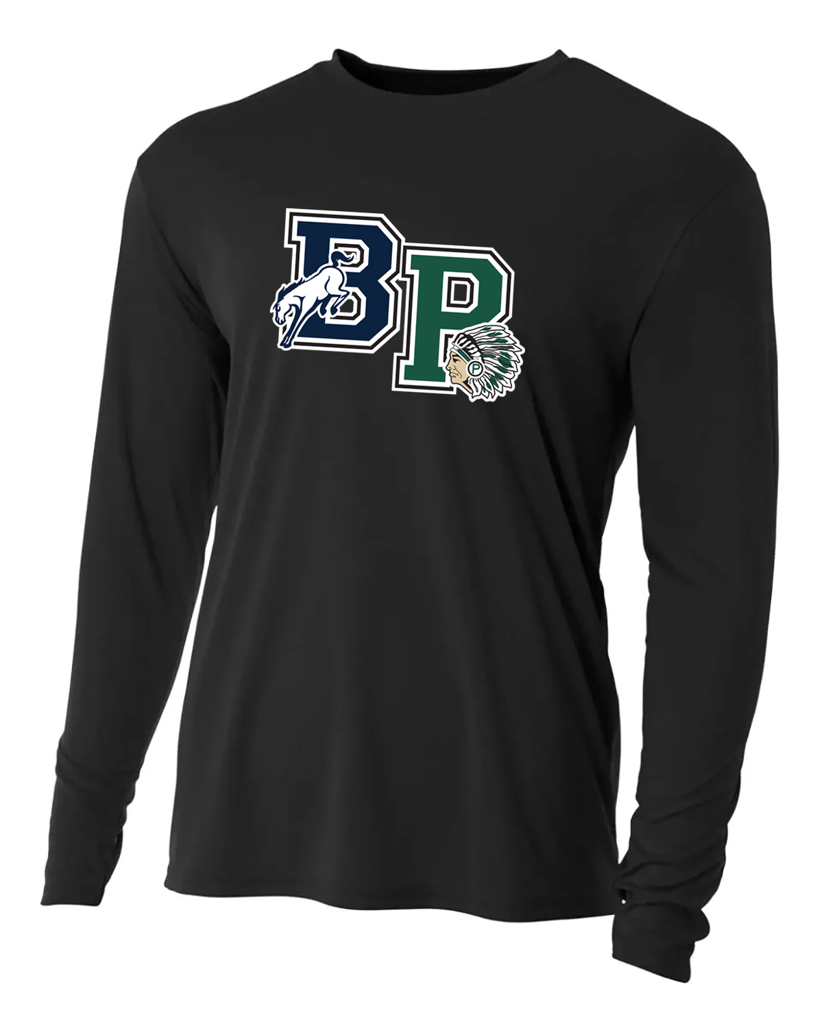 BP Hockey Logo A4 Cooling Performance Long Sleeve Shirt - Image 2