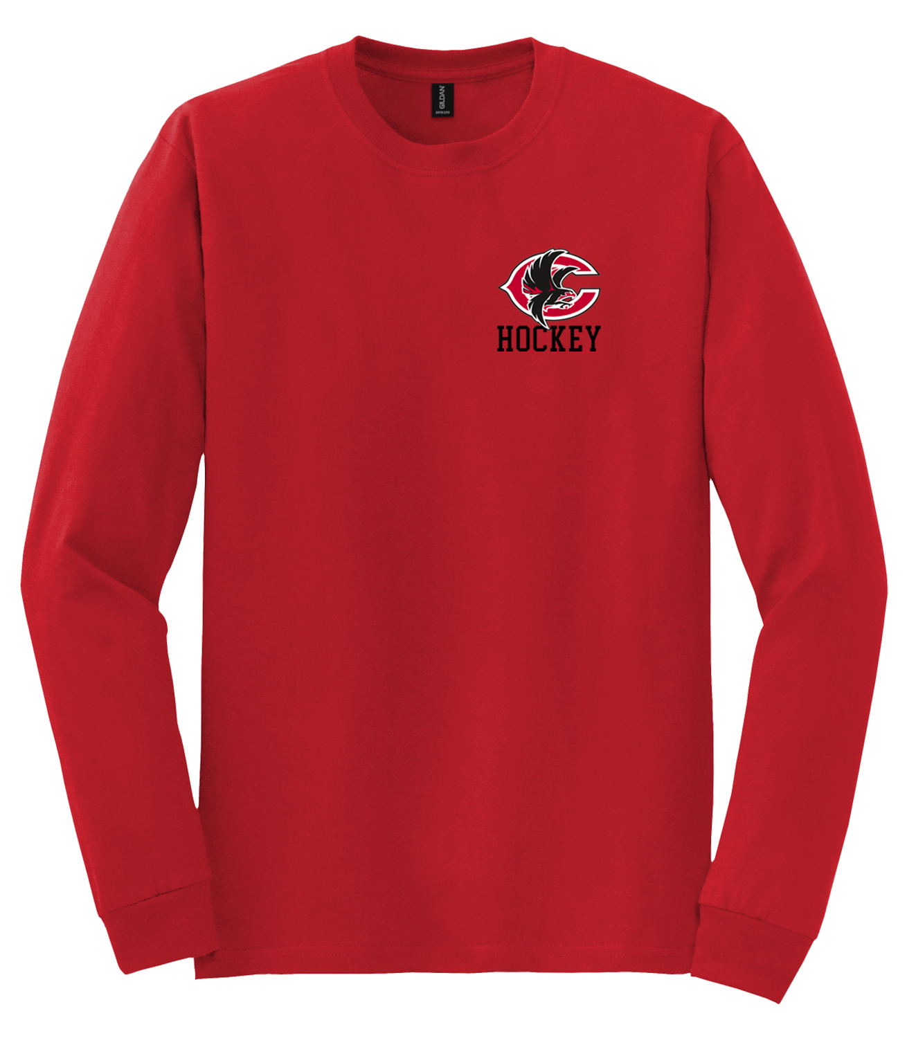 CWC Hockey Logo Gildan DryBlend Cotton Poly Long Sleeve Shirt - Image 2