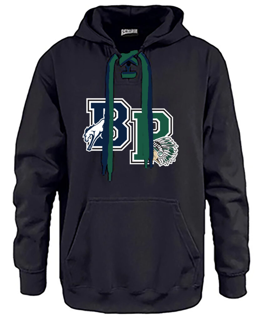 BP Hockey Pennant Faceoff Hooded Sweatshirt
