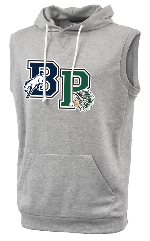 BP Hockey Pennant Sleeveless Hoodie