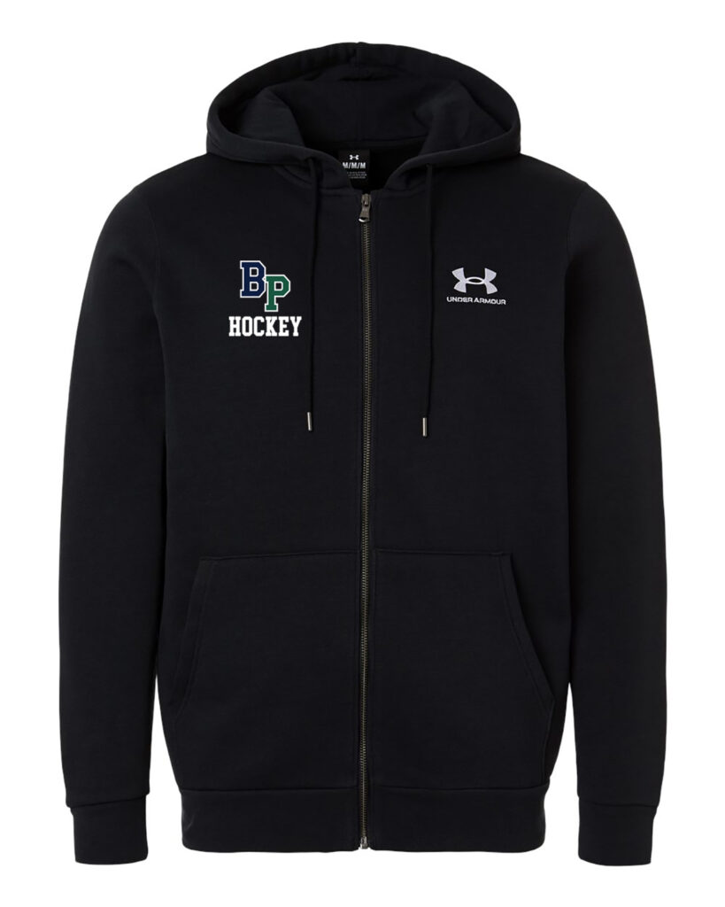 BP Hockey Under Armour Icon Fleece Full Zip Hooded Sweatshirt
