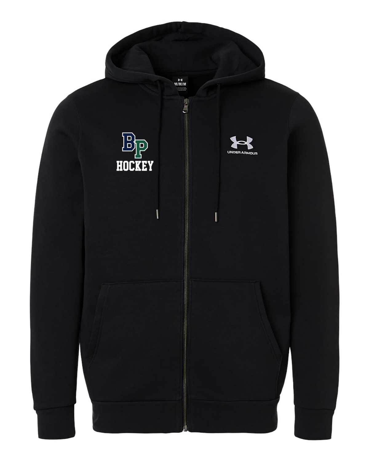 BP Hockey Under Armour Icon Fleece Full Zip Hooded Sweatshirt