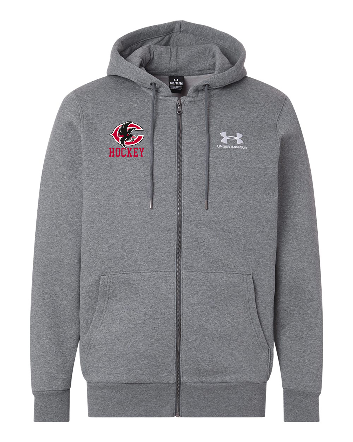 CWC Hockey Under Armour Icon Fleece Full Zip Hooded Sweatshirt
